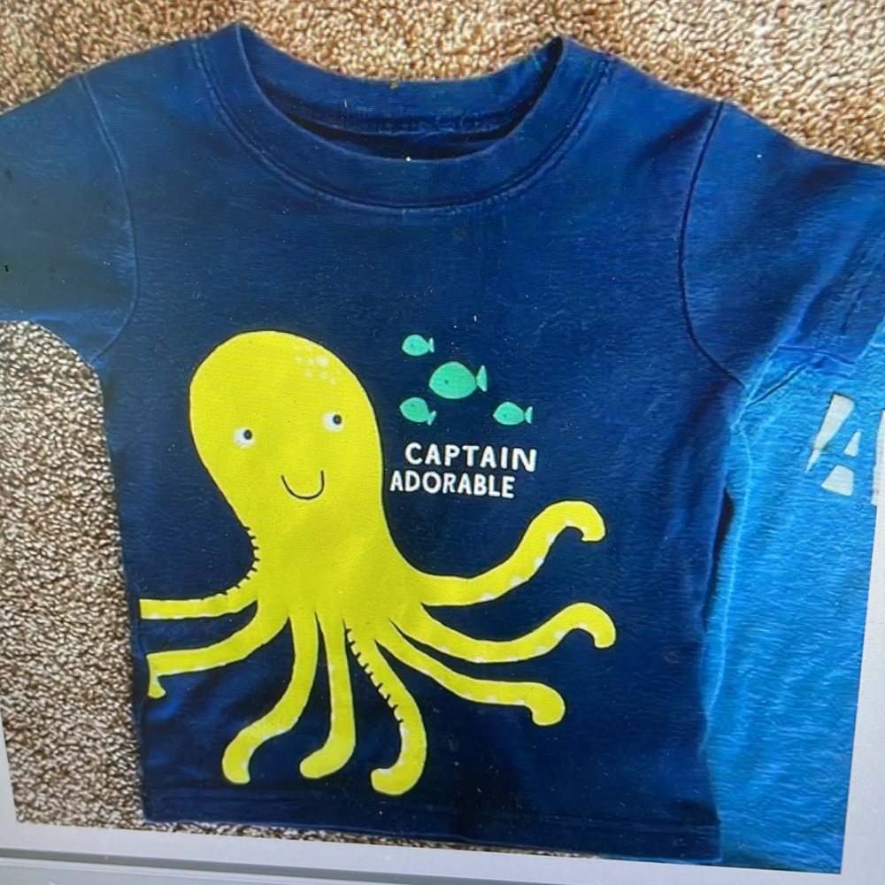 Carter’s short sleeve Octopus shirt 18M